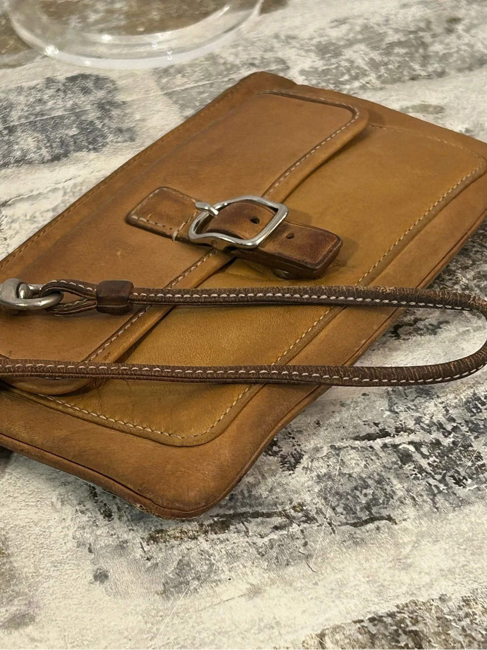 Coach tan leather